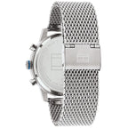Tommy Hilfiger Sullivan 1791881 44mm Men's Multi-Function Watch – Blue & Silver Stainless Steel Mesh Bracelet