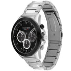 Tommy Hilfiger Harley 1791890 46mm Men's Multi-Function Watch – Black & Silver Stainless Steel Bracelet