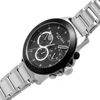 Tommy Hilfiger Harley 1791890 46mm Men's Multi-Function Watch – Black & Silver Stainless Steel Bracelet
