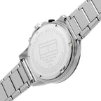 Tommy Hilfiger Harley 1791890 46mm Men's Multi-Function Watch – Black & Silver Stainless Steel Bracelet