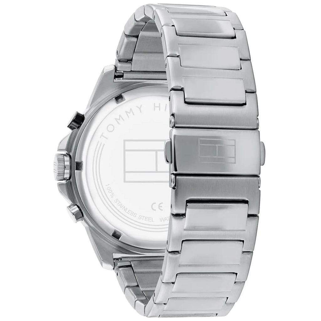 Tommy Hilfiger Harley 1791890 46mm Men's Multi-Function Watch – Black & Silver Stainless Steel Bracelet