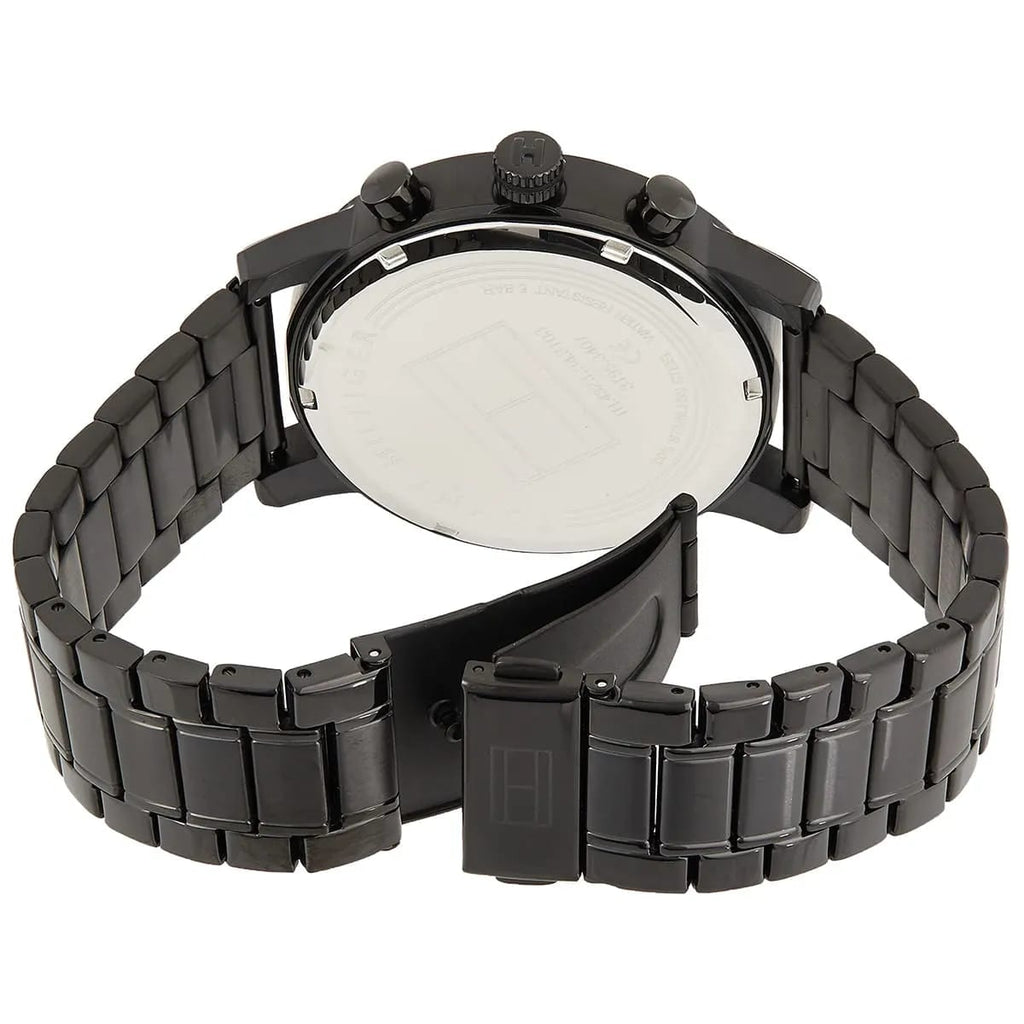 Tommy Hilfiger Sullivan 1791879 44mm Men's Multi-Function Watch – Black & Silver Stainless Steel Bracelet