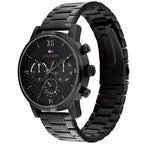 Tommy Hilfiger Sullivan 1791879 44mm Men's Multi-Function Watch – Black & Silver Stainless Steel Bracelet