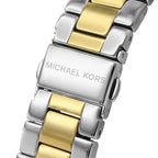 Michael Kors Ritz MK6474 37mm Women's Quartz Watch – White with Two-Tone Stainless Steel Bracelet