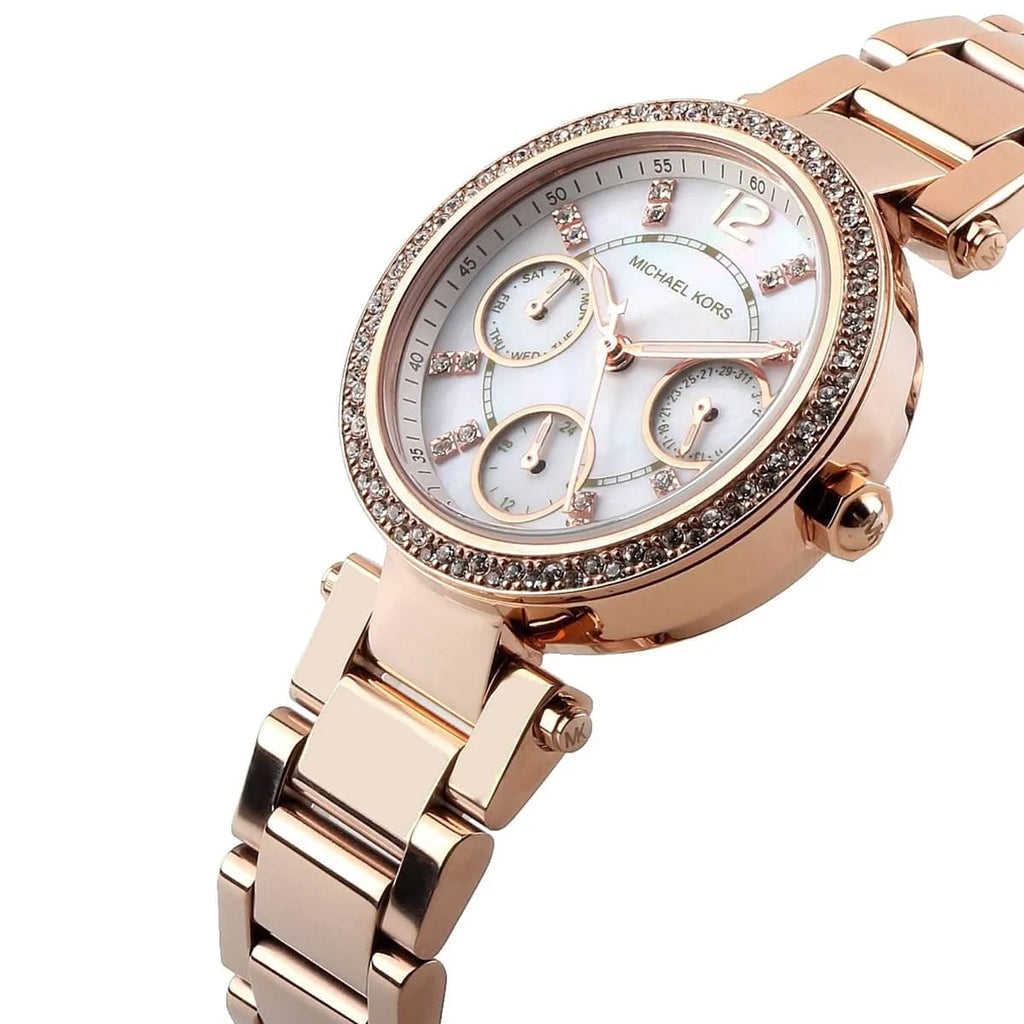 Michael Kors Parker MK5616 39mm Women's Quartz Watch – Rose Gold with Rose Gold Stainless Steel Bracelet