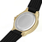 Michael Kors Lennox MK7281 37mm Women's Quartz Watch – Black with Black Silicone Strap