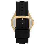 Michael Kors Camille MK7247 43mm Women's Quartz Watch – Gold with Gold Silicone Strap