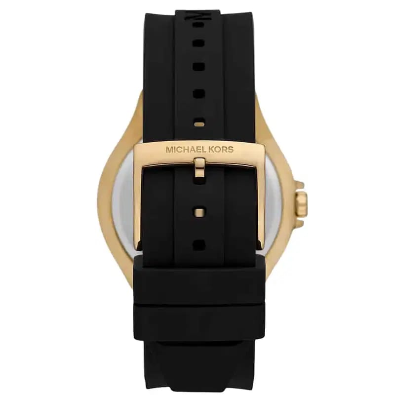 Michael Kors Camille MK7247 43mm Women's Quartz Watch – Gold with Gold Silicone Strap