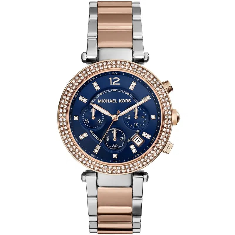 Michael Kors Parker MK6141 39mm Women's Quartz Watch – Rose Gold with Rose Gold Stainless Steel Bracelet