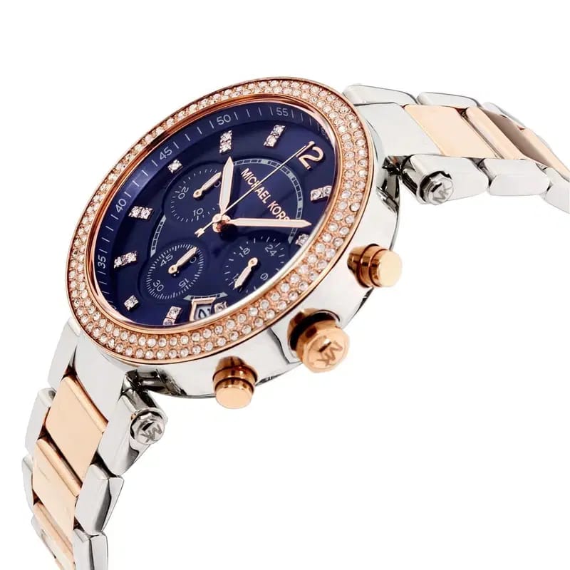 Michael Kors Parker MK6141 39mm Women's Quartz Watch – Rose Gold with Rose Gold Stainless Steel Bracelet