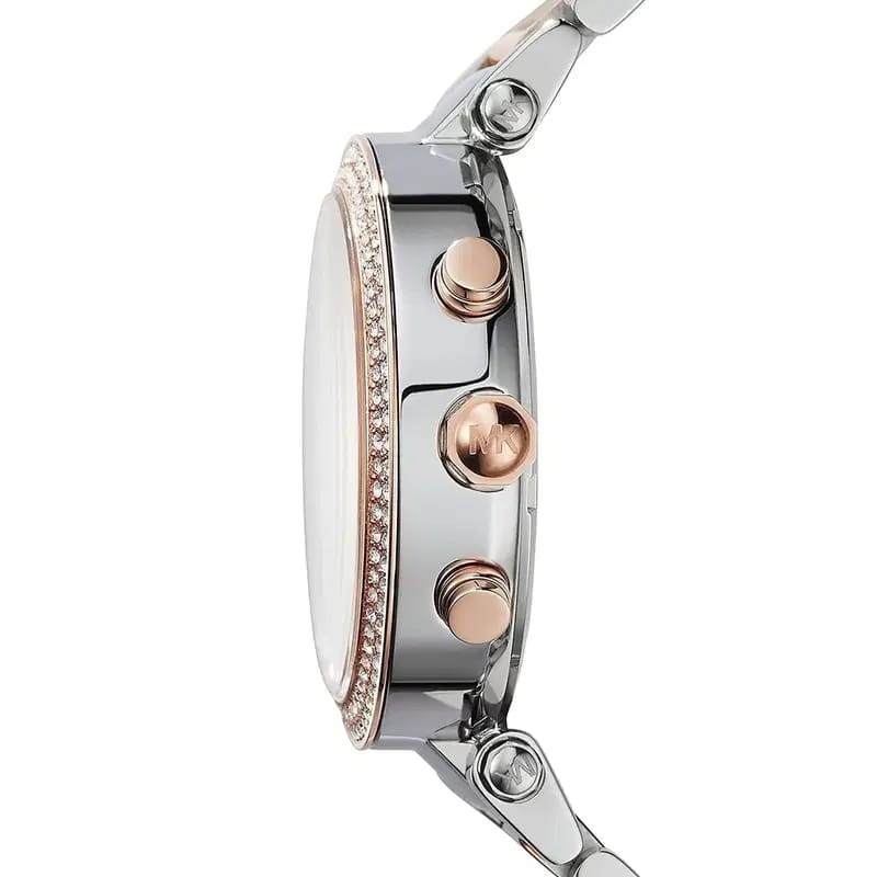Michael Kors Parker MK6141 39mm Women's Quartz Watch – Rose Gold with Rose Gold Stainless Steel Bracelet