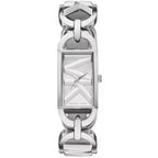 Michael Kors Empire MK7407 22mm Women's Quartz Watch – Silver with Silver Stainless Steel Bracelet