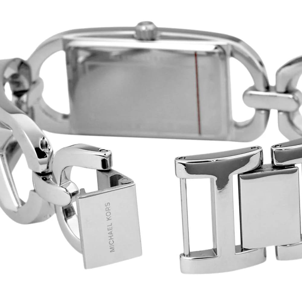 Michael Kors Empire MK7407 22mm Women's Quartz Watch – Silver with Silver Stainless Steel Bracelet