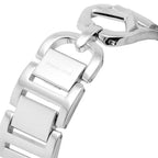 Michael Kors Empire MK7407 22mm Women's Quartz Watch – Silver with Silver Stainless Steel Bracelet
