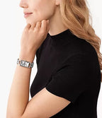 Michael Kors Empire MK7407 22mm Women's Quartz Watch – Silver with Silver Stainless Steel Bracelet