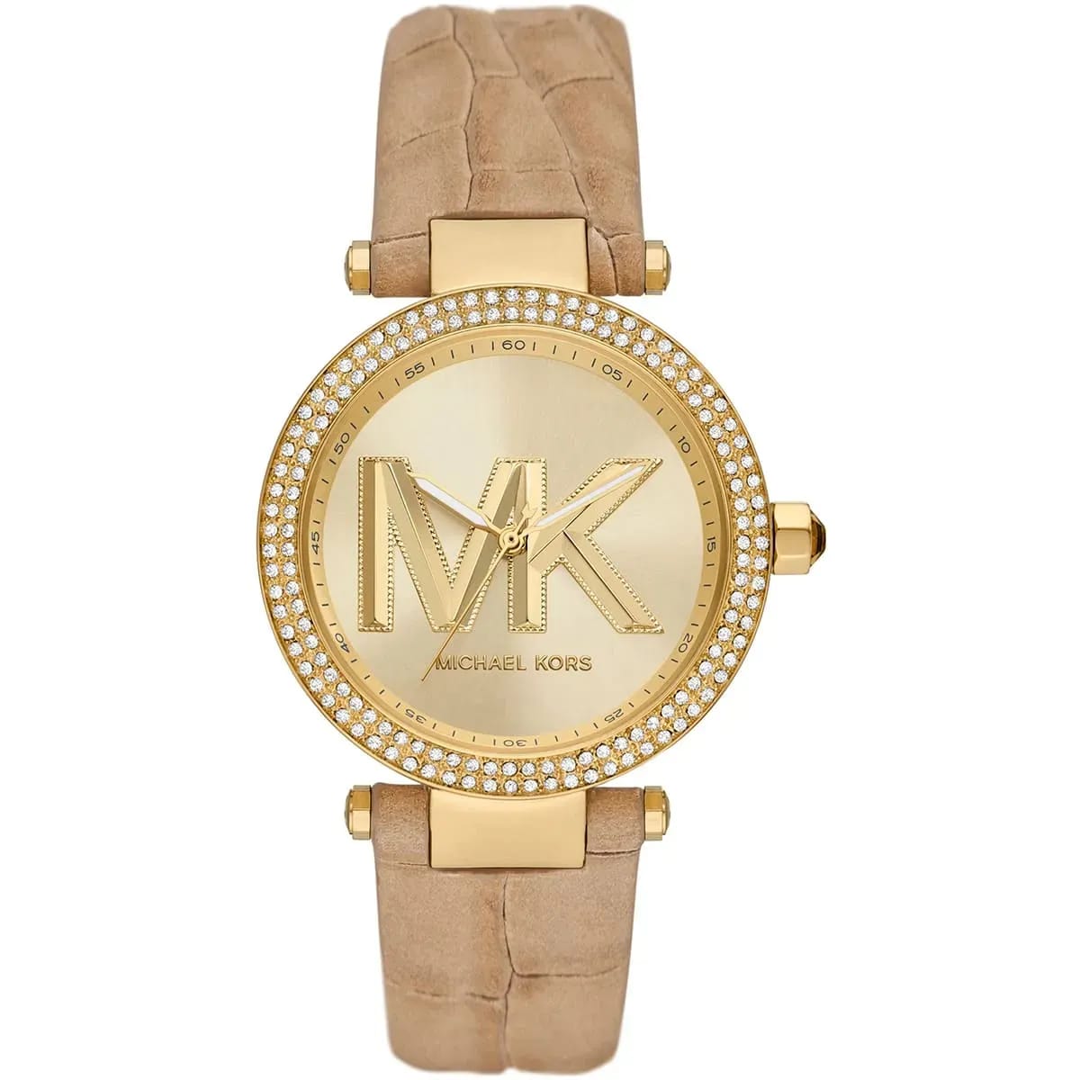 Michael Kors Parker MK4725 39mm Women's Quartz Watch – Gold with Gold Genuine Leather Strap