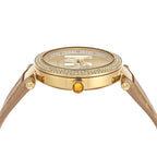 Michael Kors Parker MK4725 39mm Women's Quartz Watch – Gold with Gold Genuine Leather Strap