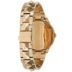 Michael Kors Runway MK6689 38mm Women's Quartz Watch – Mother-of-Pearl Gold with Gold Stainless Steel Bracelet