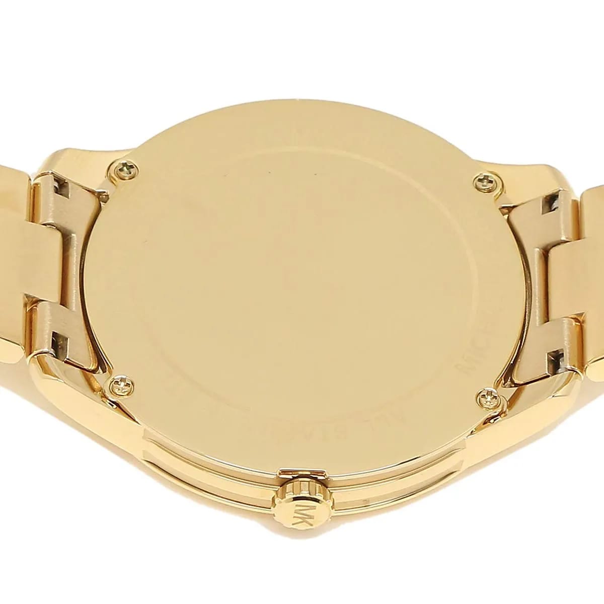 Michael Kors Runway MK6689 38mm Women's Quartz Watch – Mother-of-Pearl Gold with Gold Stainless Steel Bracelet