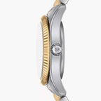 Michael Kors Lexington MK4815 26mm Women's Quartz Watch – Silver with Two-Tone Stainless Steel Bracelet