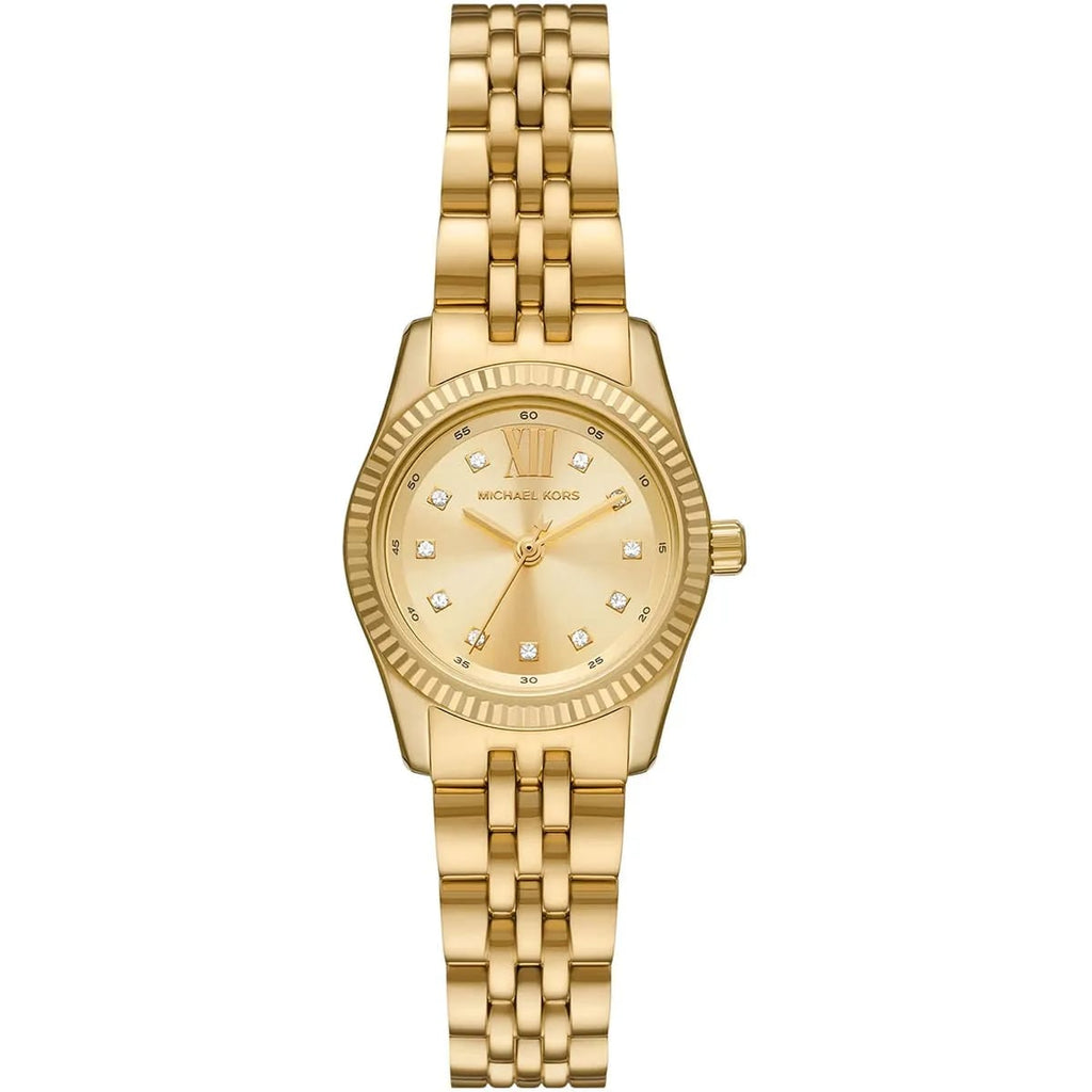 Michael Kors Lexington MK4741 26mm Women's Quartz Watch – Gold with Gold Stainless Steel Bracelet