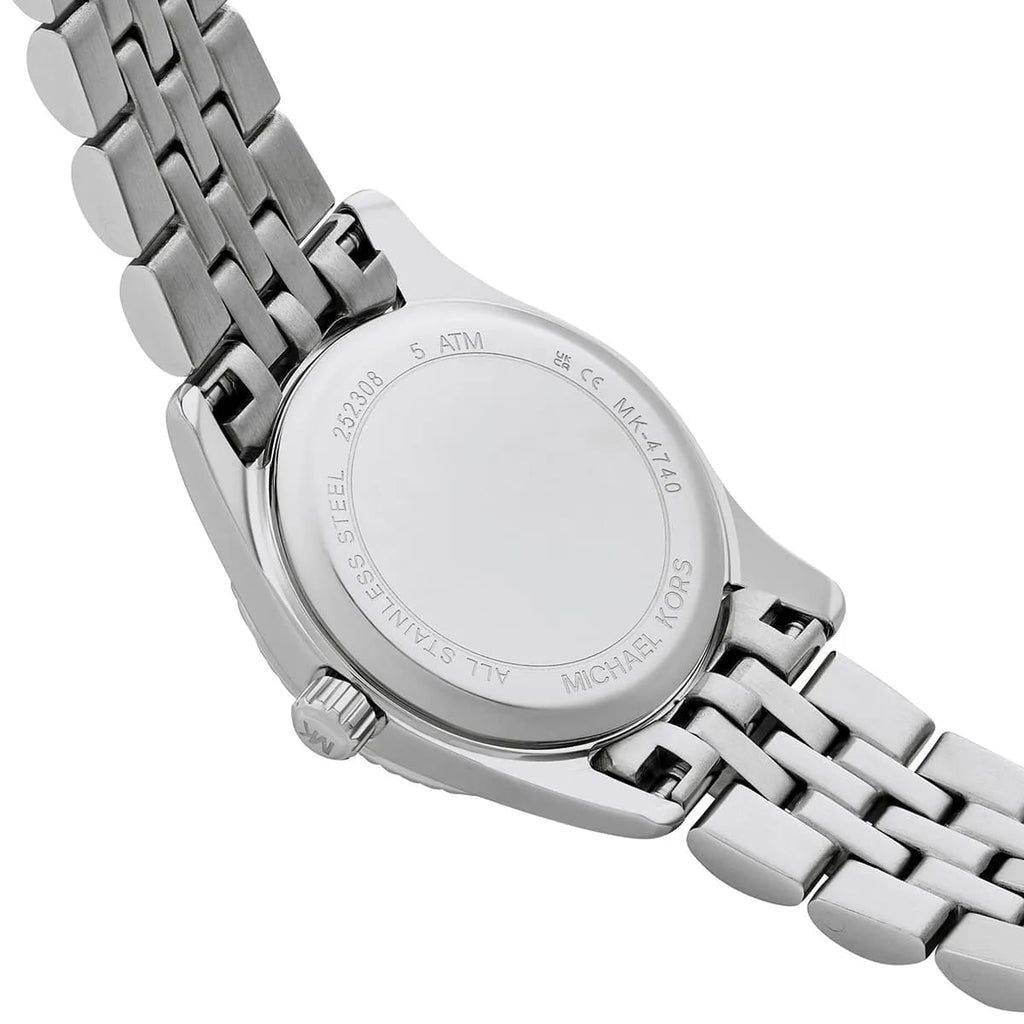 Michael Kors Lexington MK4740 26mm Women's Quartz Watch – Silver with Gold Stainless Steel Bracelet
