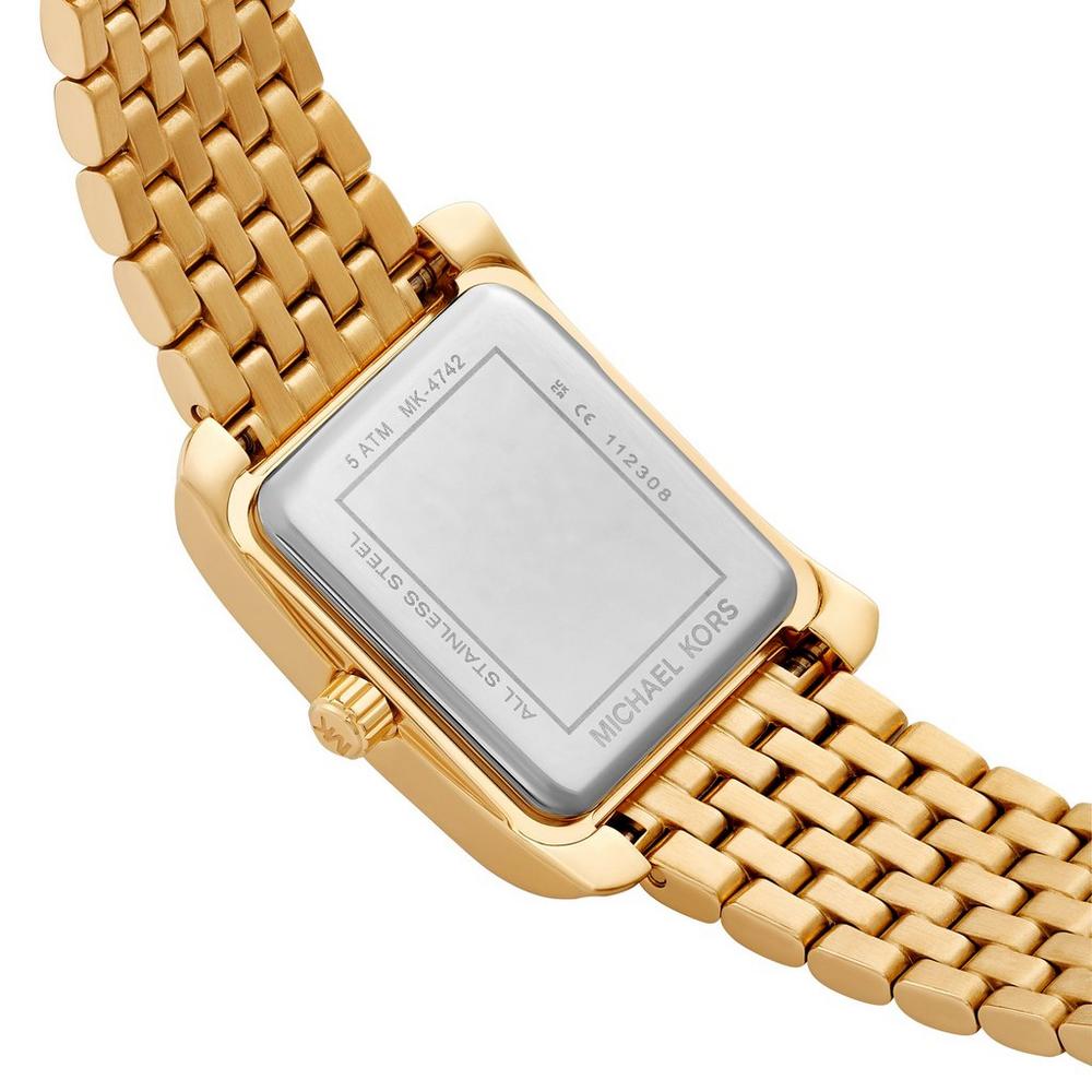 Michael Kors Emery MK4742 22mm Women's Quartz Watch – Green with Gold Stainless Steel Bracelet