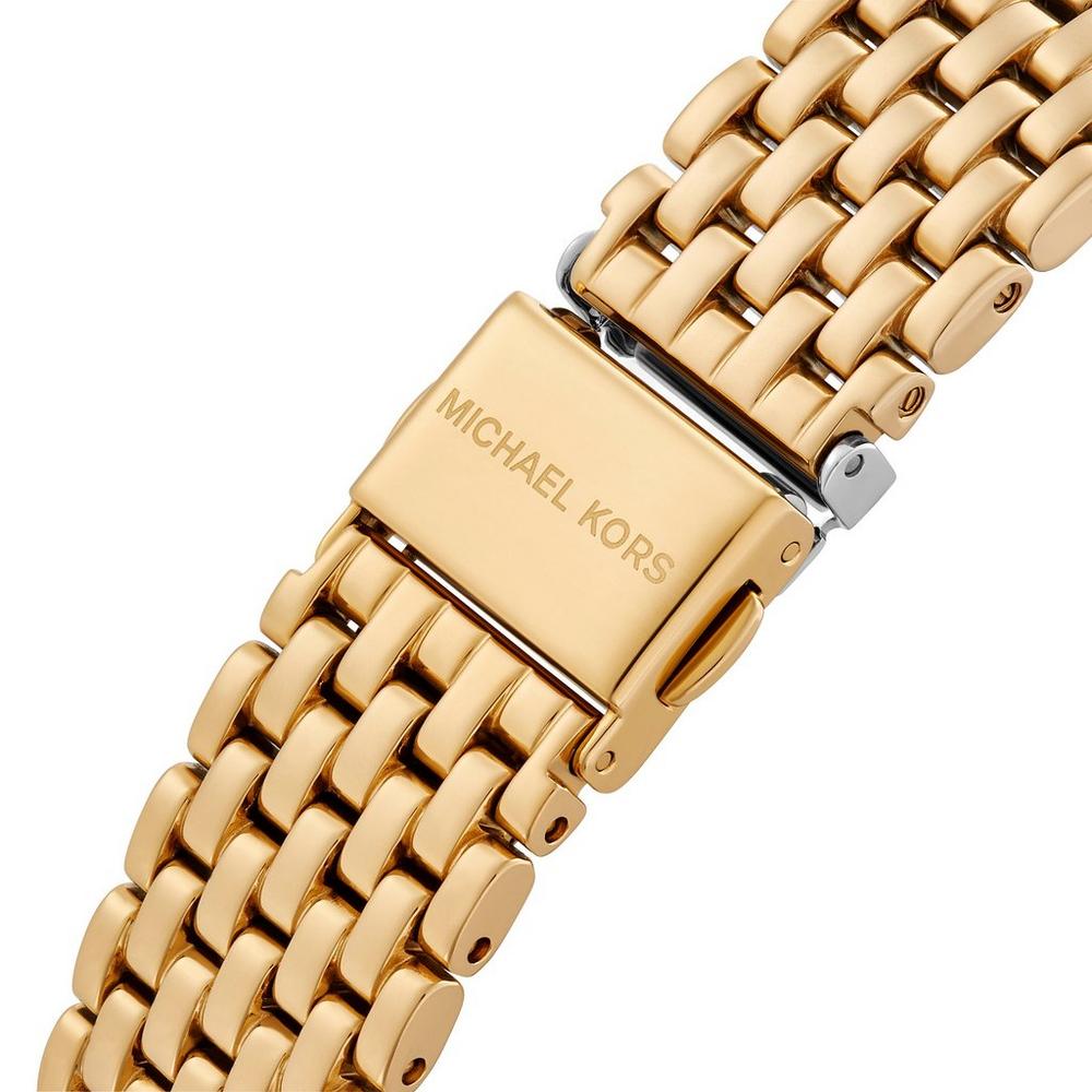 Michael Kors Emery MK4742 22mm Women's Quartz Watch – Green with Gold Stainless Steel Bracelet