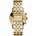 Michael Kors Ritz MK5676 37mm Women's Chronograph Watch – Gold with Gold Stainless Steel Bracelet