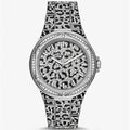 Michael Kors Lennox MK7408 37mm Women's Quartz Watch – Silver with Silver Stainless Steel Bracelet