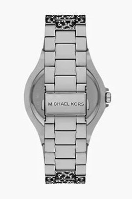 Michael Kors Lennox MK7408 37mm Women's Quartz Watch – Silver with Silver Stainless Steel Bracelet