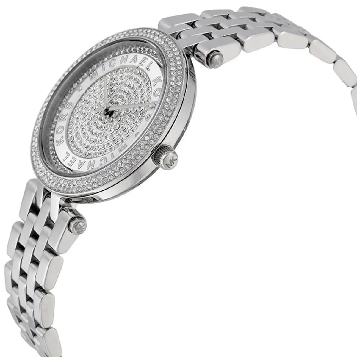 Michael Kors Darci MK3476 33mm Women's Quartz Watch – Silver with Silver Stainless Steel Bracelet