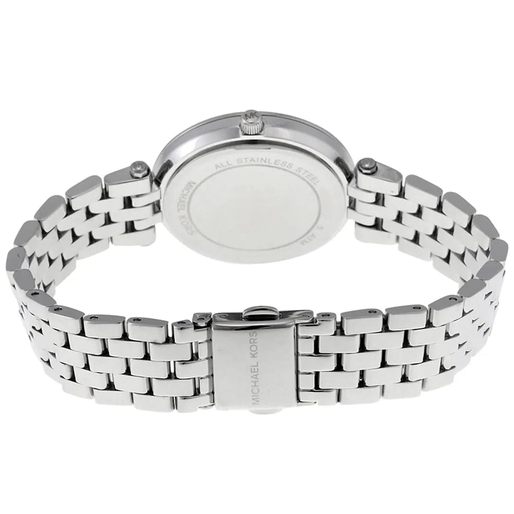 Michael Kors Darci MK3476 33mm Women's Quartz Watch – Silver with Silver Stainless Steel Bracelet