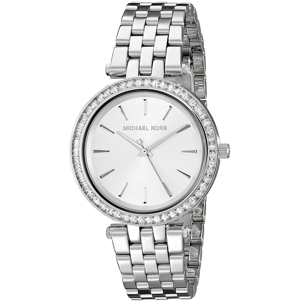 Michael Kors Darci MK3364 33mm Women's Quartz Watch – Silver with Silver Stainless Steel Bracelet