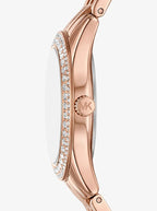 Michael Kors Harlowe MK4710 33mm Women's Quartz Watch – Rose Gold with Rose Gold Stainless Steel Bracelet