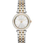 Michael Kors Darci MK3405 33mm Women's Quartz Watch – Silver with Two-Tone Stainless Steel Bracelet