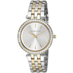Michael Kors Darci MK3405 33mm Women's Quartz Watch – Silver with Two-Tone Stainless Steel Bracelet