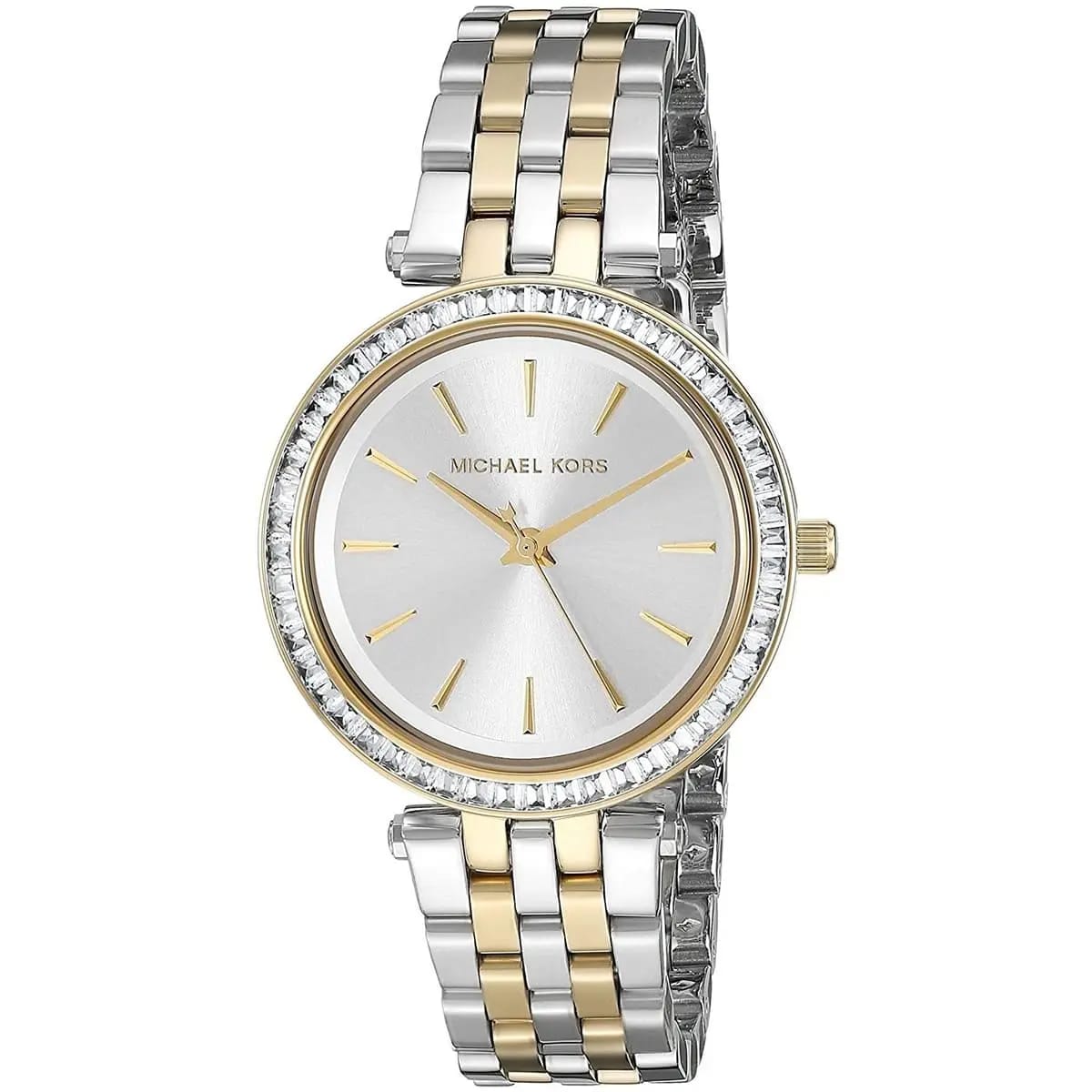 Michael Kors Darci MK3405 33mm Women's Quartz Watch – Silver with Two-Tone Stainless Steel Bracelet