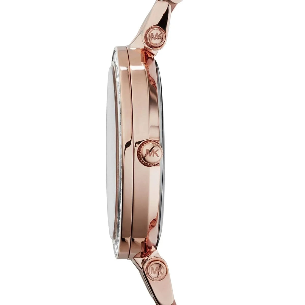 Michael Kors Darci MK3366 33mm Women's Quartz Watch – Rose Gold with Rose Gold Stainless Steel Bracelet