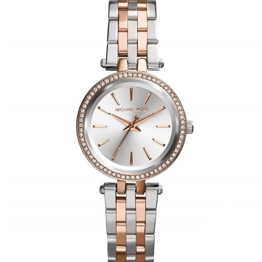Michael Kors Petite Darci MK3298 26mm Women's Quartz Watch – Rose Gold with Rose Gold Stainless Steel Bracelet