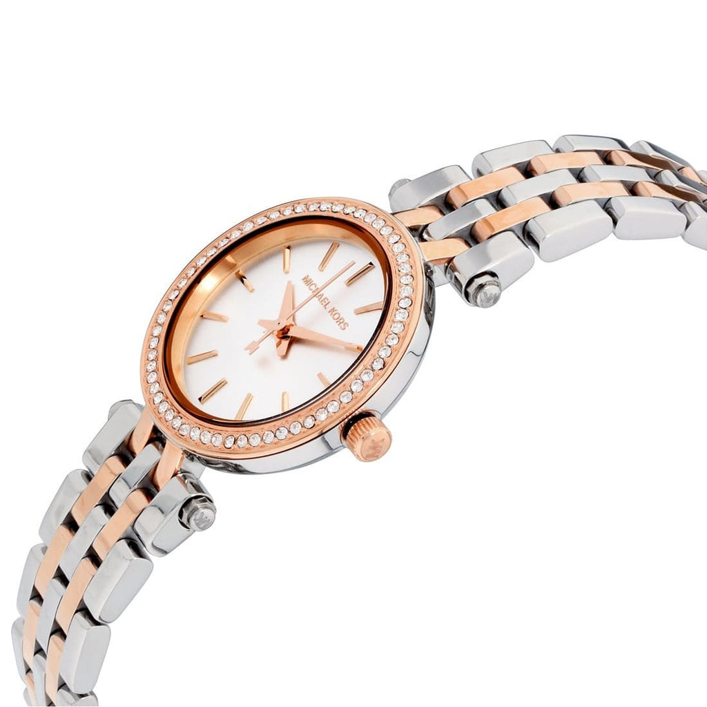 Michael Kors Petite Darci MK3298 26mm Women's Quartz Watch – Rose Gold with Rose Gold Stainless Steel Bracelet
