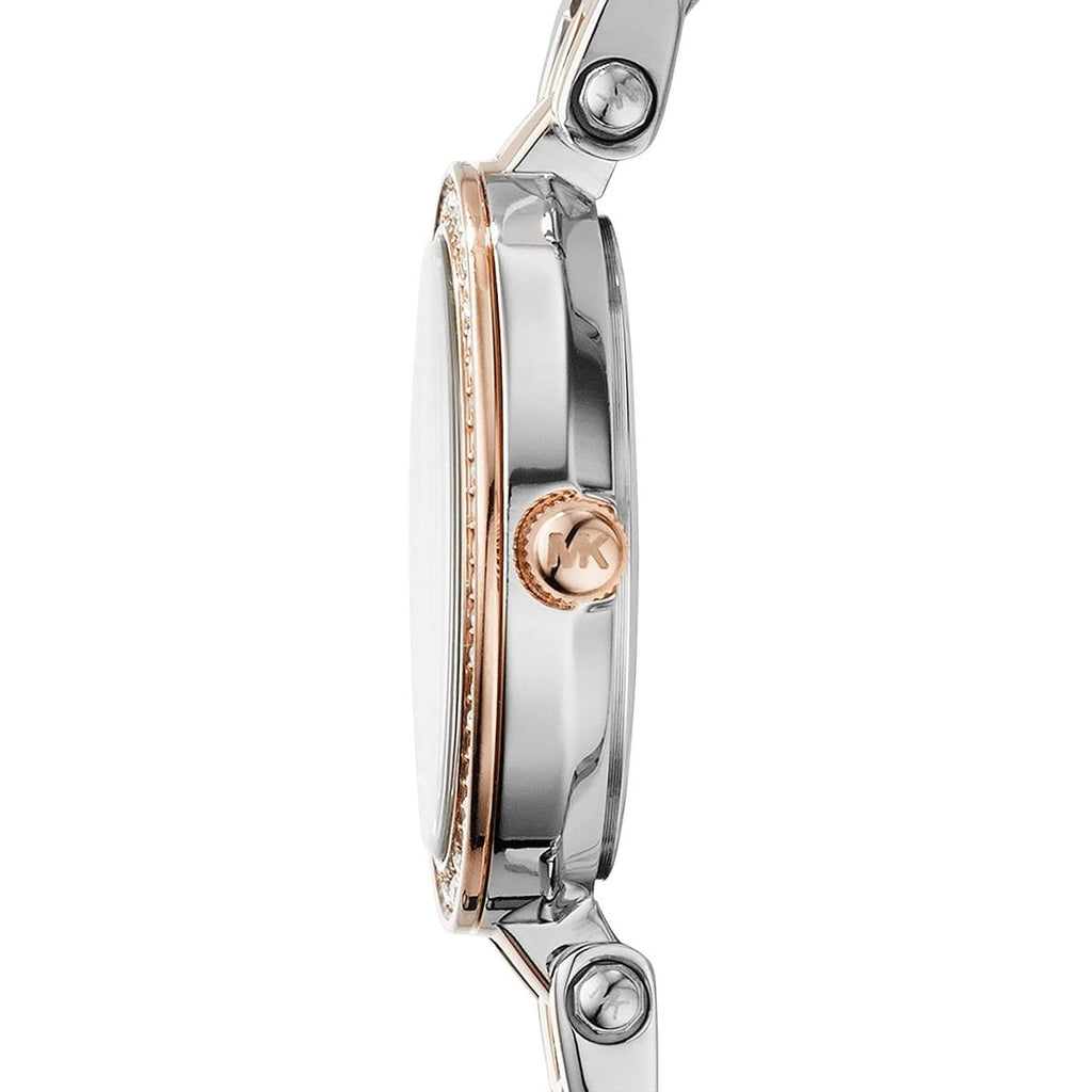 Michael Kors Petite Darci MK3298 26mm Women's Quartz Watch – Rose Gold with Rose Gold Stainless Steel Bracelet