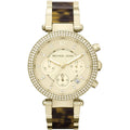 Michael Kors Parker MK5688 39mm Women's Chronograph Watch – Gold with Gold Acetate and Stainless Steel Bracelet