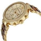 Michael Kors Parker MK5688 39mm Women's Chronograph Watch – Gold with Gold Acetate and Stainless Steel Bracelet