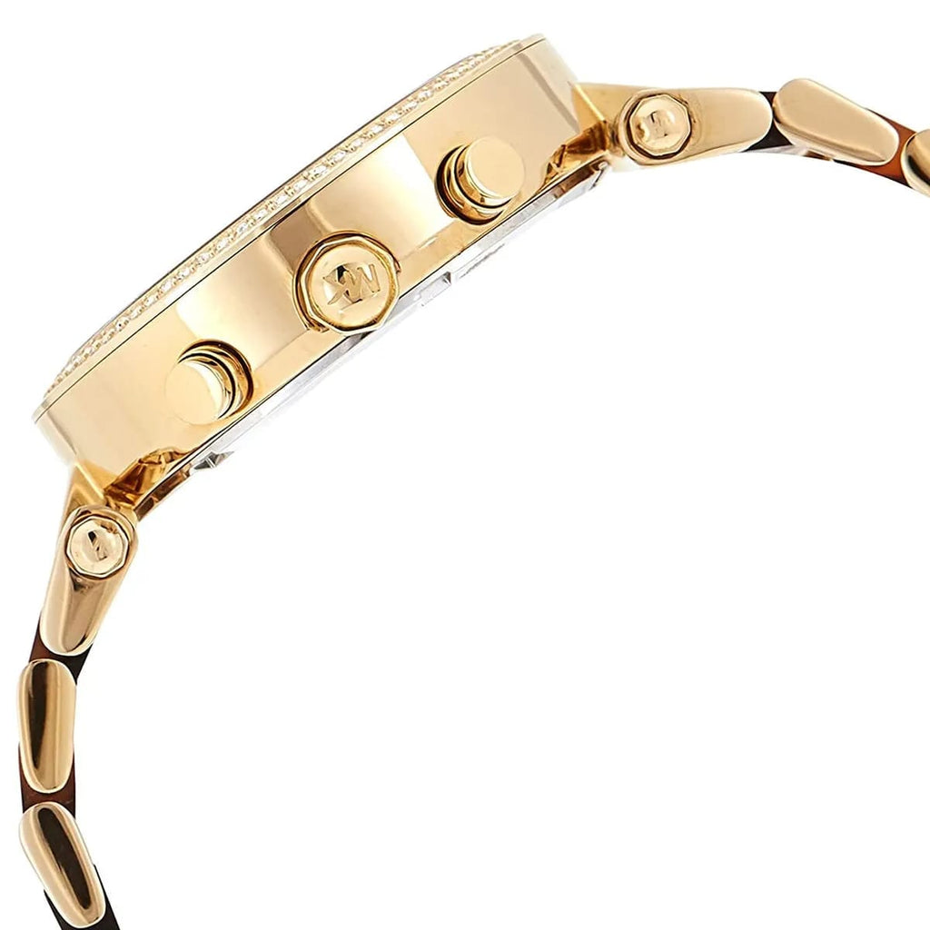 Michael Kors Parker MK5688 39mm Women's Chronograph Watch – Gold with Gold Acetate and Stainless Steel Bracelet