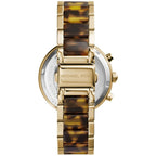 Michael Kors Parker MK5688 39mm Women's Chronograph Watch – Gold with Gold Acetate and Stainless Steel Bracelet