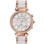 Michael Kors Parker MK5774 39mm Women's Chronograph Watch – Rose Gold with Rose Gold Stainless Steel Bracelet