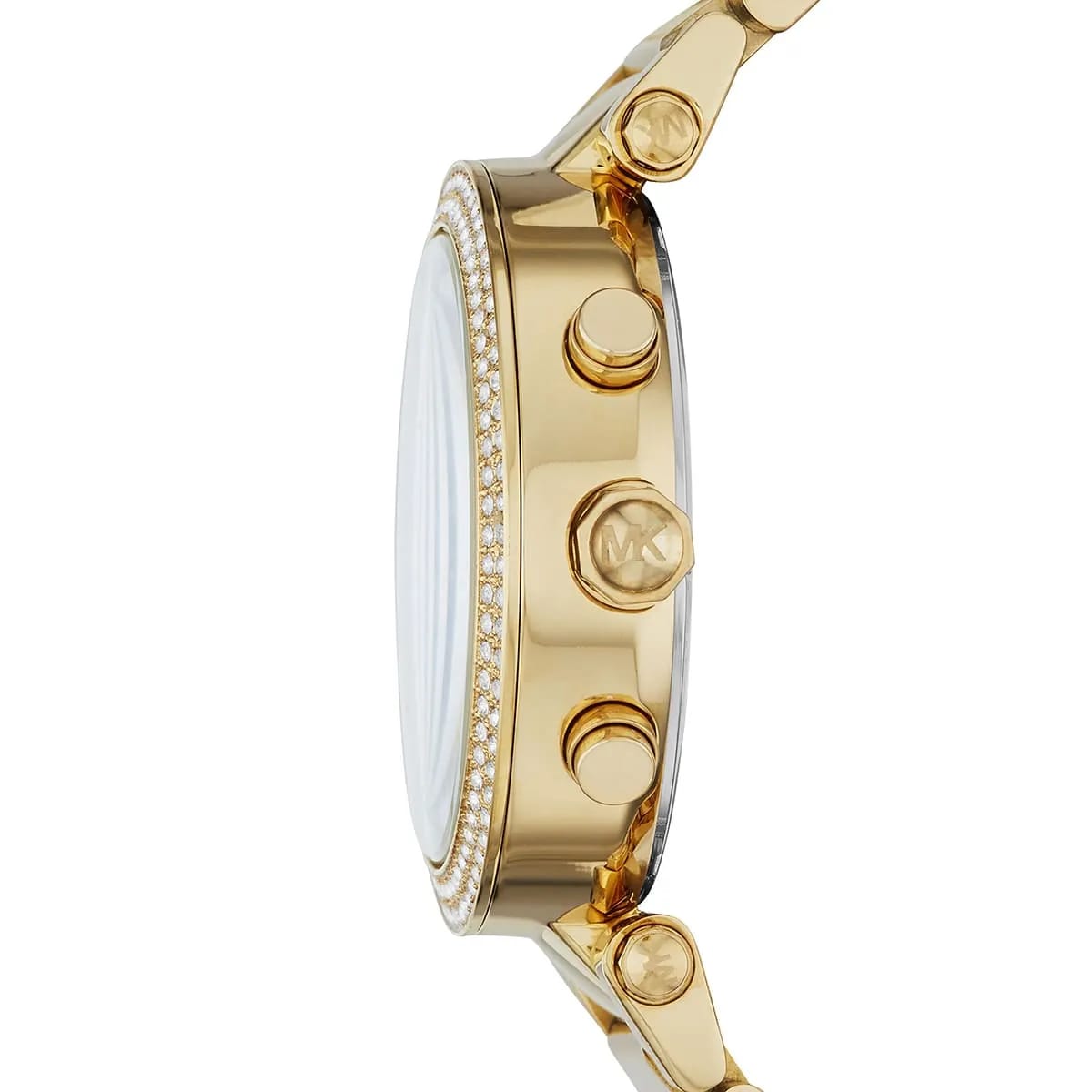 Michael Kors Parker MK6263 39mm Women's Chronograph Watch – Green with Gold Stainless Steel Bracelet