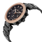 Michael Kors Parker MK5885 39mm Women's Chronograph Watch – Black with Black Stainless Steel Bracelet