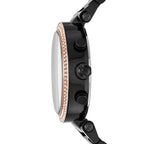 Michael Kors Parker MK5885 39mm Women's Chronograph Watch – Black with Black Stainless Steel Bracelet
